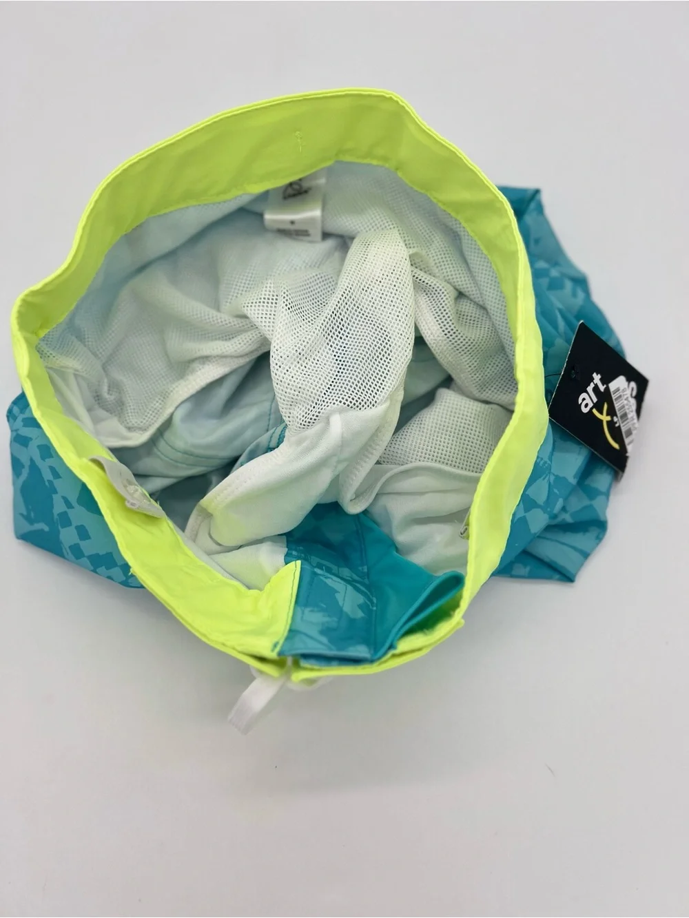 NEW Boy's Art Class Blue Green Swim Trunks Sz 12 With Pockets